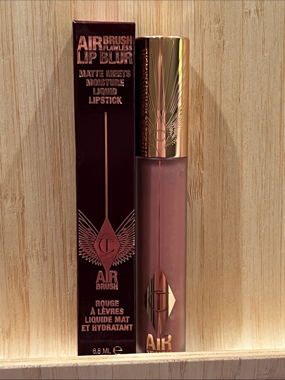 Charlotte Tilbury Airbrush Flawless Lip Blurr— Pillow Talk Blur NIB